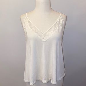 American Eagle white tank